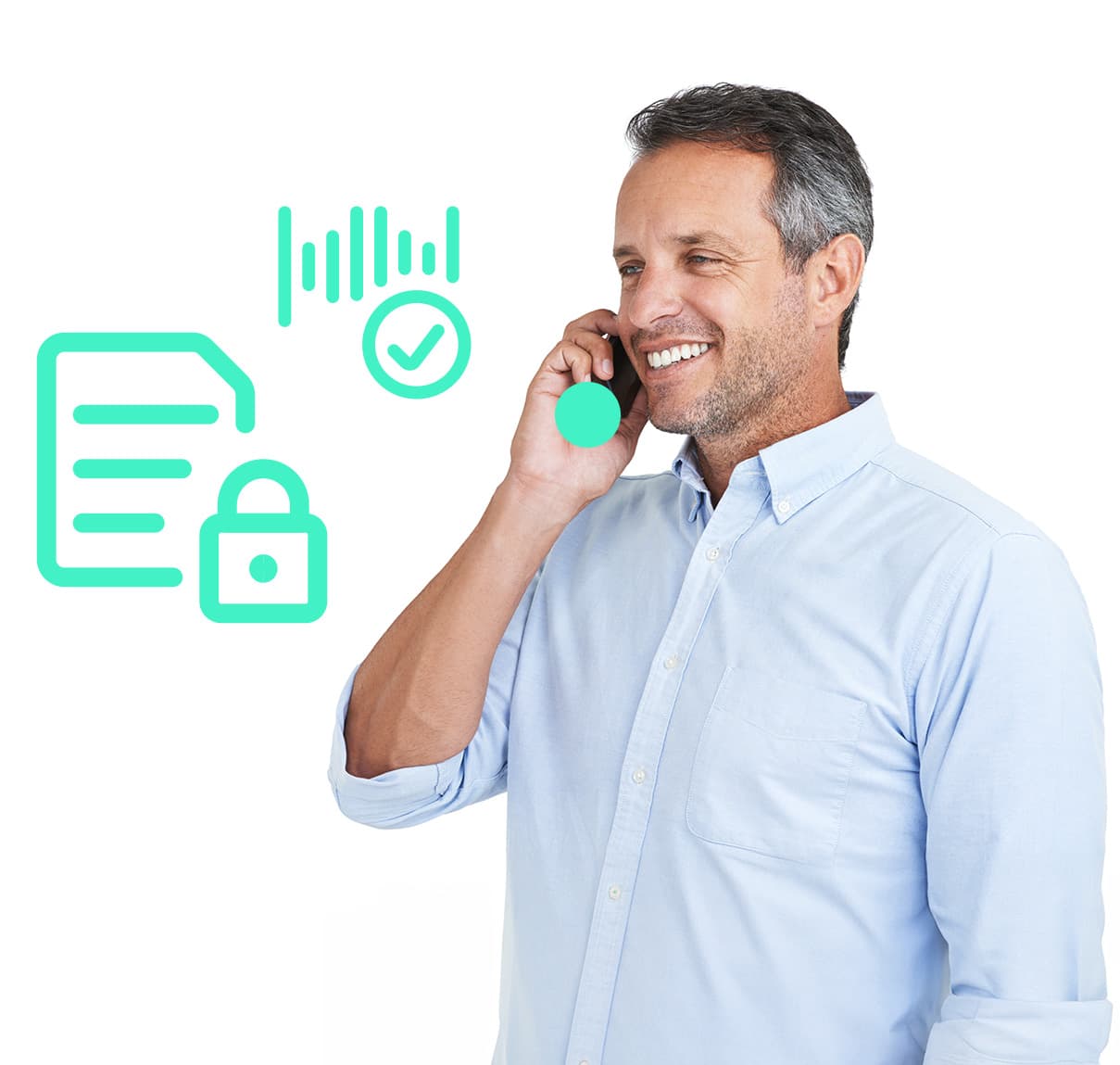 FirVox hombre habla telefono firvox