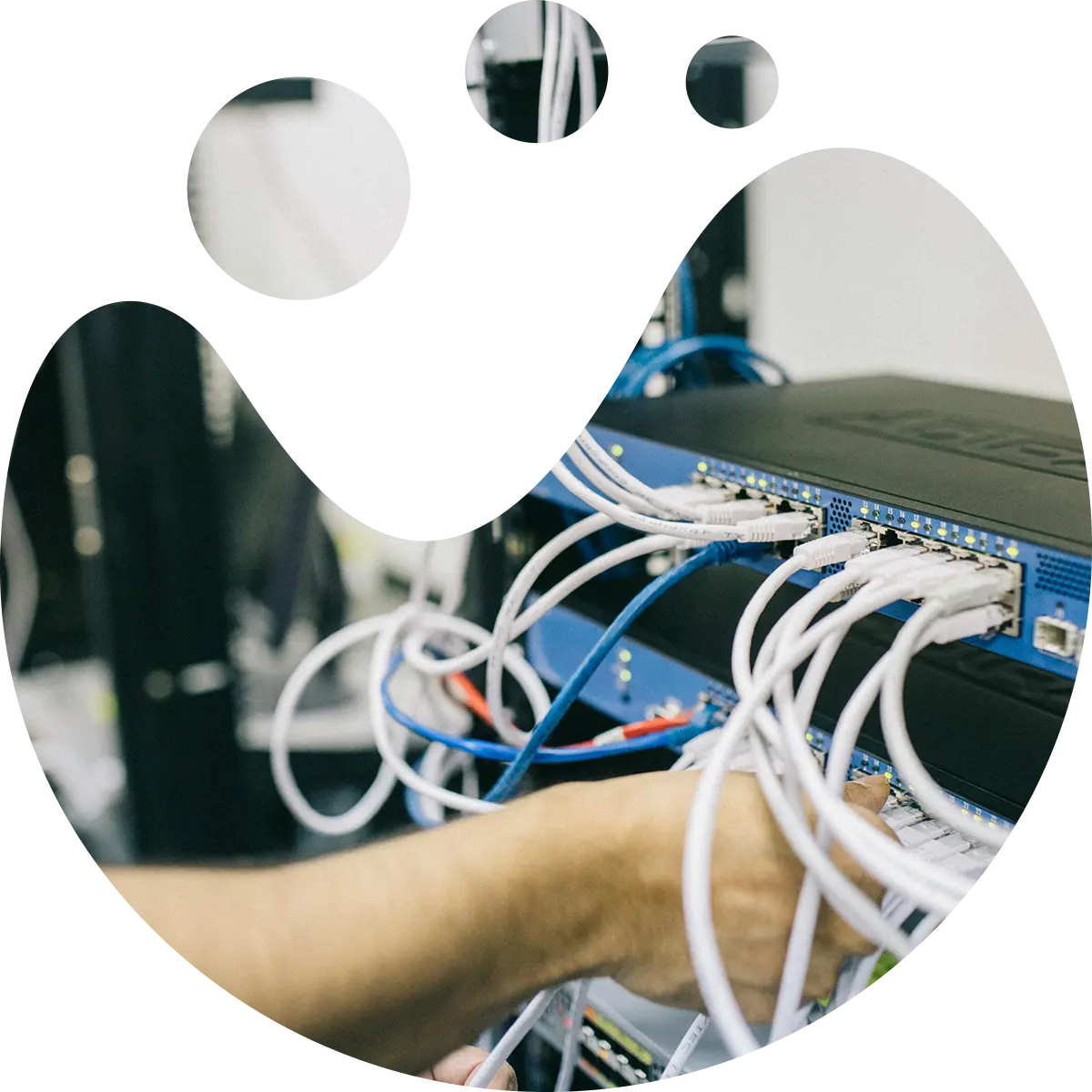 simb mascara servidores conexiones lan